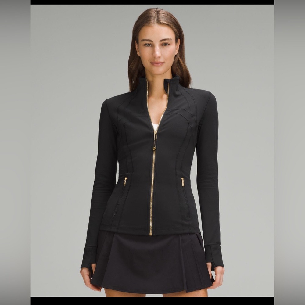 Lululemon Define Jacket Nulu Black / Gold Size 2